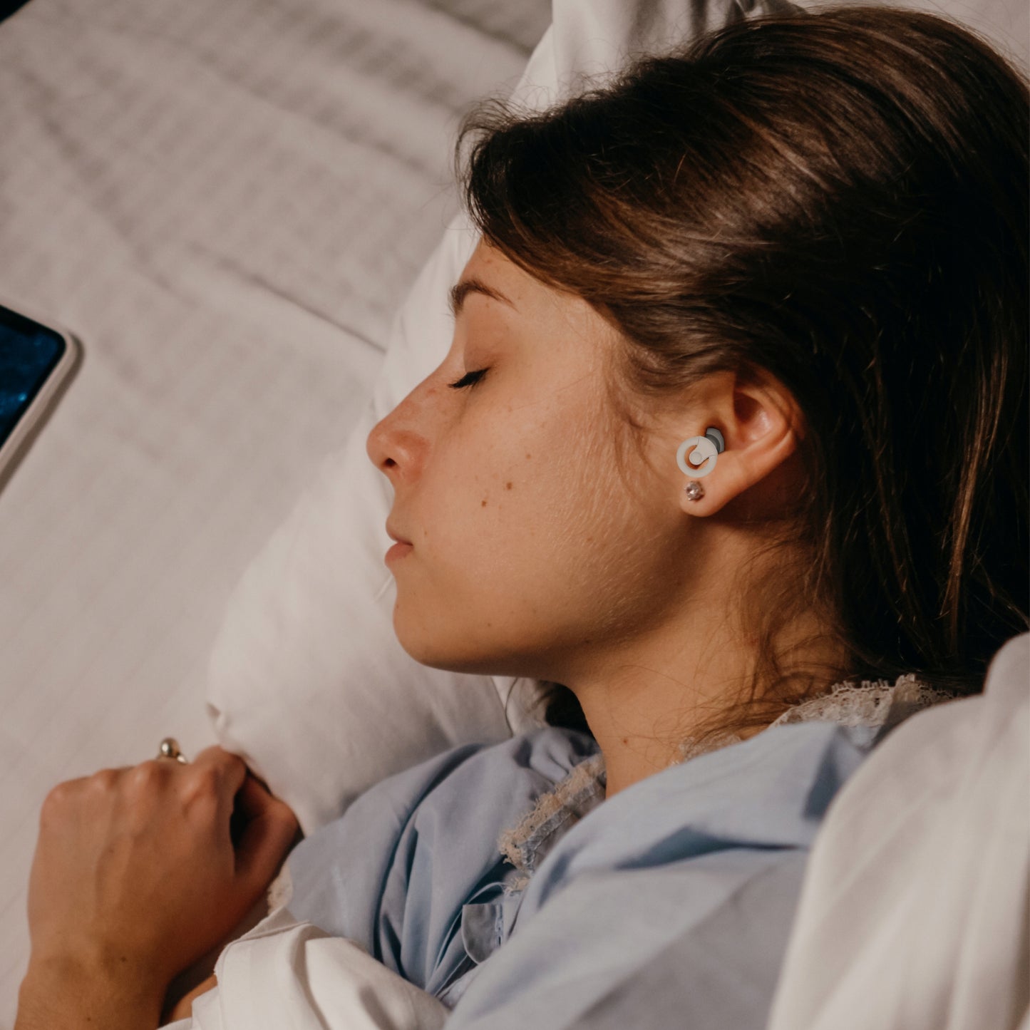 Ausų kištukai miegui Medi Sleep, dydis XS / S / M / L, smėlio spalvos