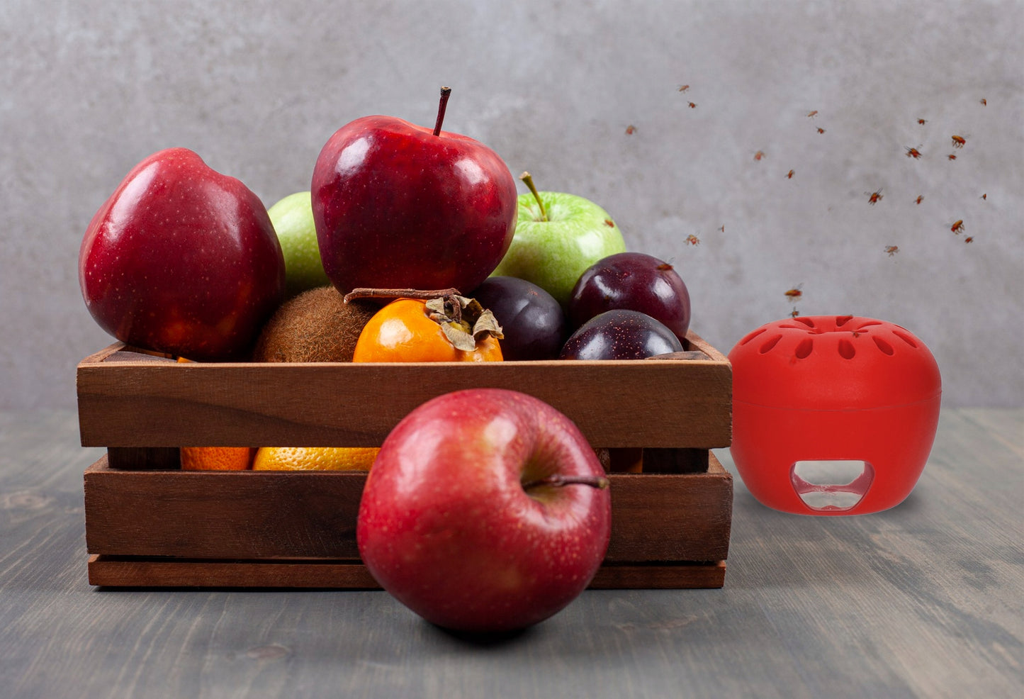 Vaisinių muselių gaudyklė FRUIT FLY TRAP NO PEST + Masalas 15ML (3 vnt.)