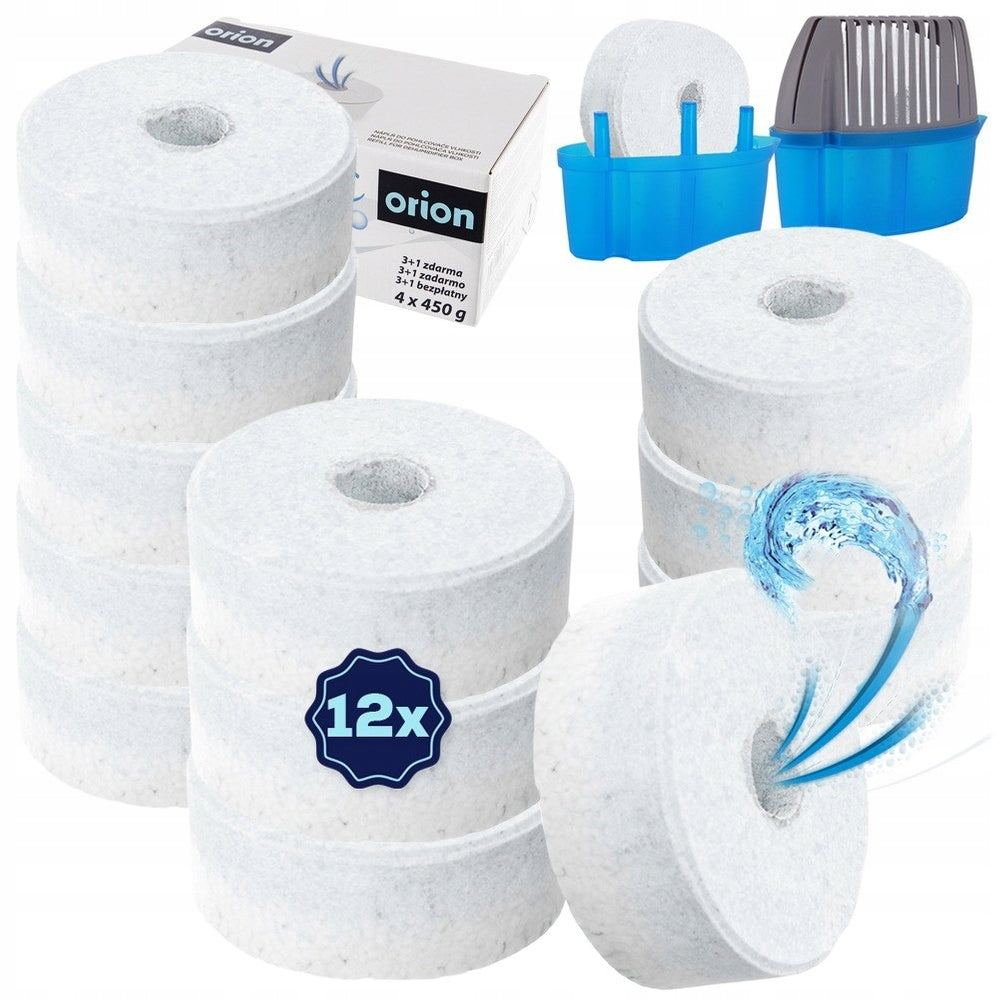 12x drėgmės surinktuvo užpildas keičiama drėgmės absorbento tabletė 450g
