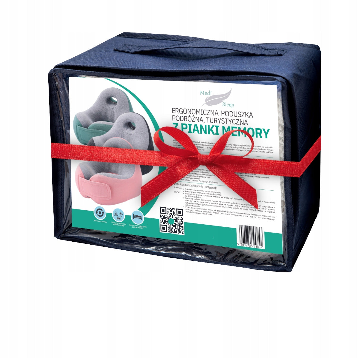 Vaikon kelioninė pagalvėlė, kaklo atrama, automobiliui, memory