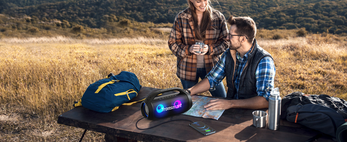 40W nešiojamasis Bluetooth garsiakalbis 24H TRONSMART BANG SE atsparumas vandeniui IPX6