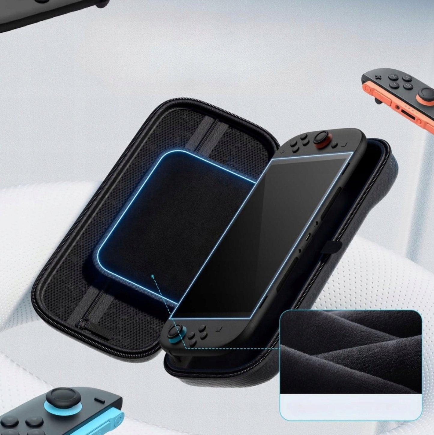 Sustiprintas dėklas/futliaras Nintendo Switch 2 2025 konsolei