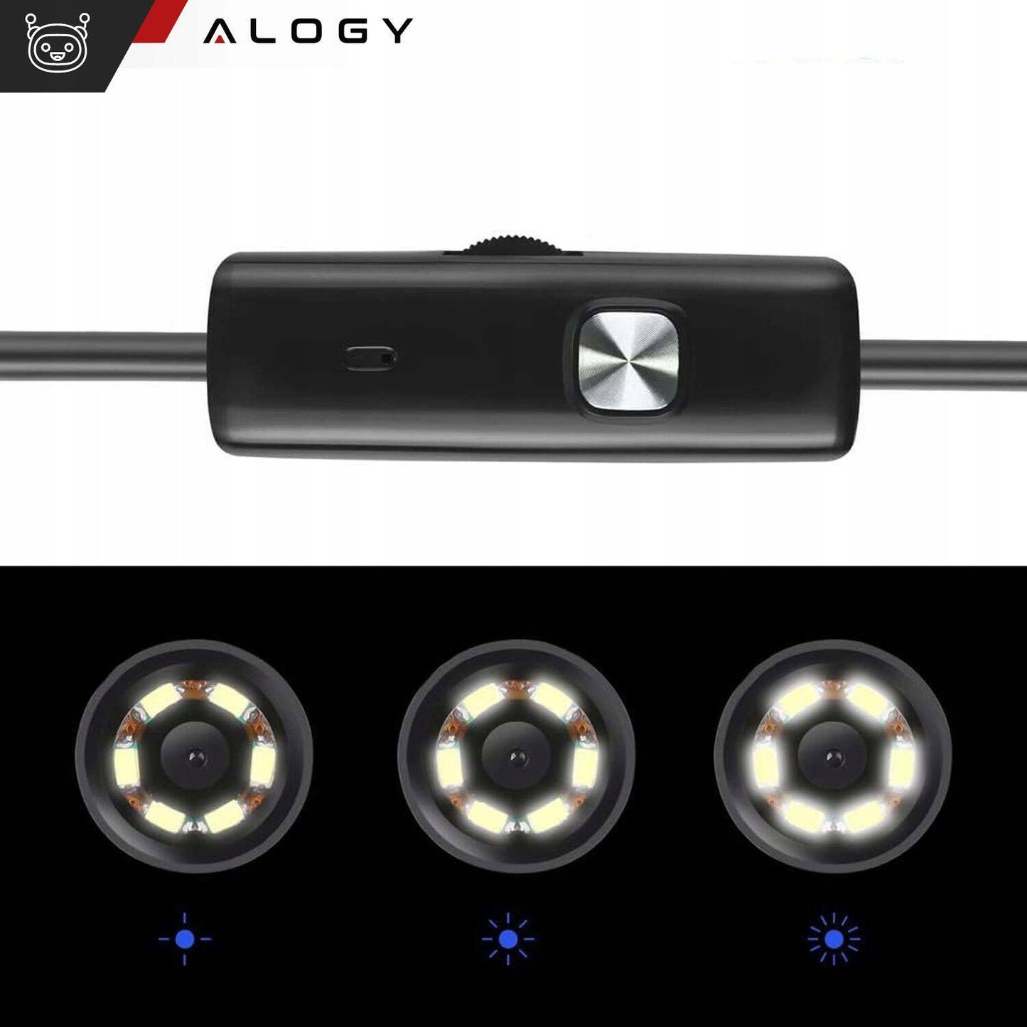 Endoskopinė apžiūros kamera 5M 6 LED FHD WIFI Mobiliajam telefonui USB-C