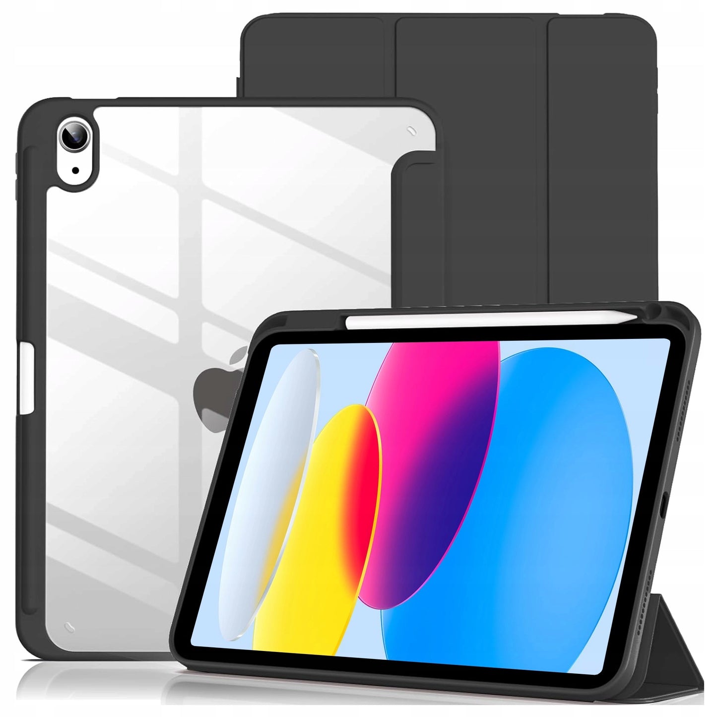 Hibridinis dėklas su atverčiamu dangteliu, skirtas iPad 10.9" 10-os kartos 2022, iPad 11" A16 11-os kartos 2025