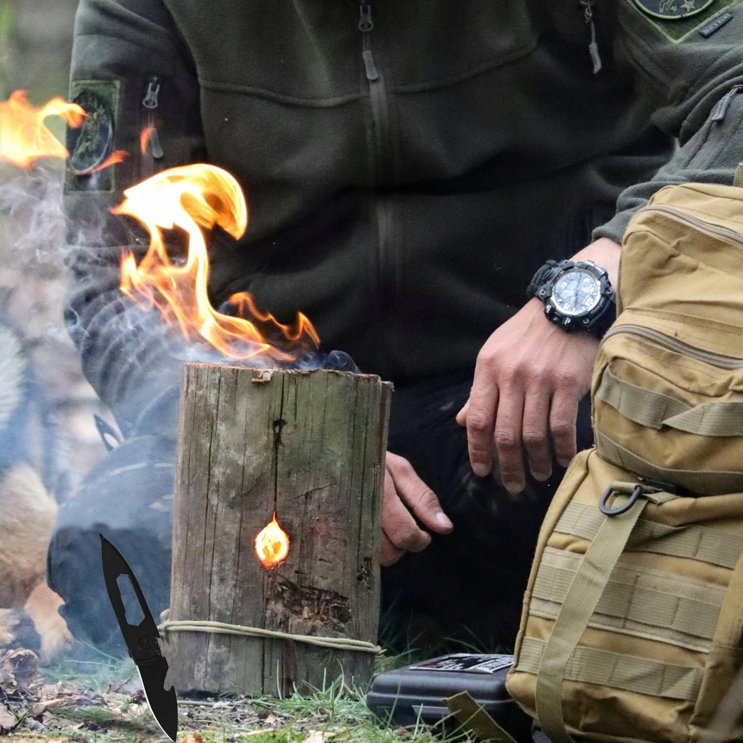 Išgyvenimo rinkinys Survivalowy 11-in-1 – būtiniausių išgyvenimo priemonių rinkinys