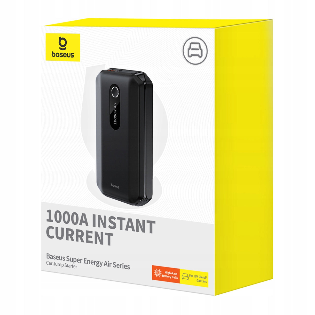 BUSTER Užvedimo įrenginys Jumper Starteris Powerbank Boosteris Klemos Žibintuvėlis