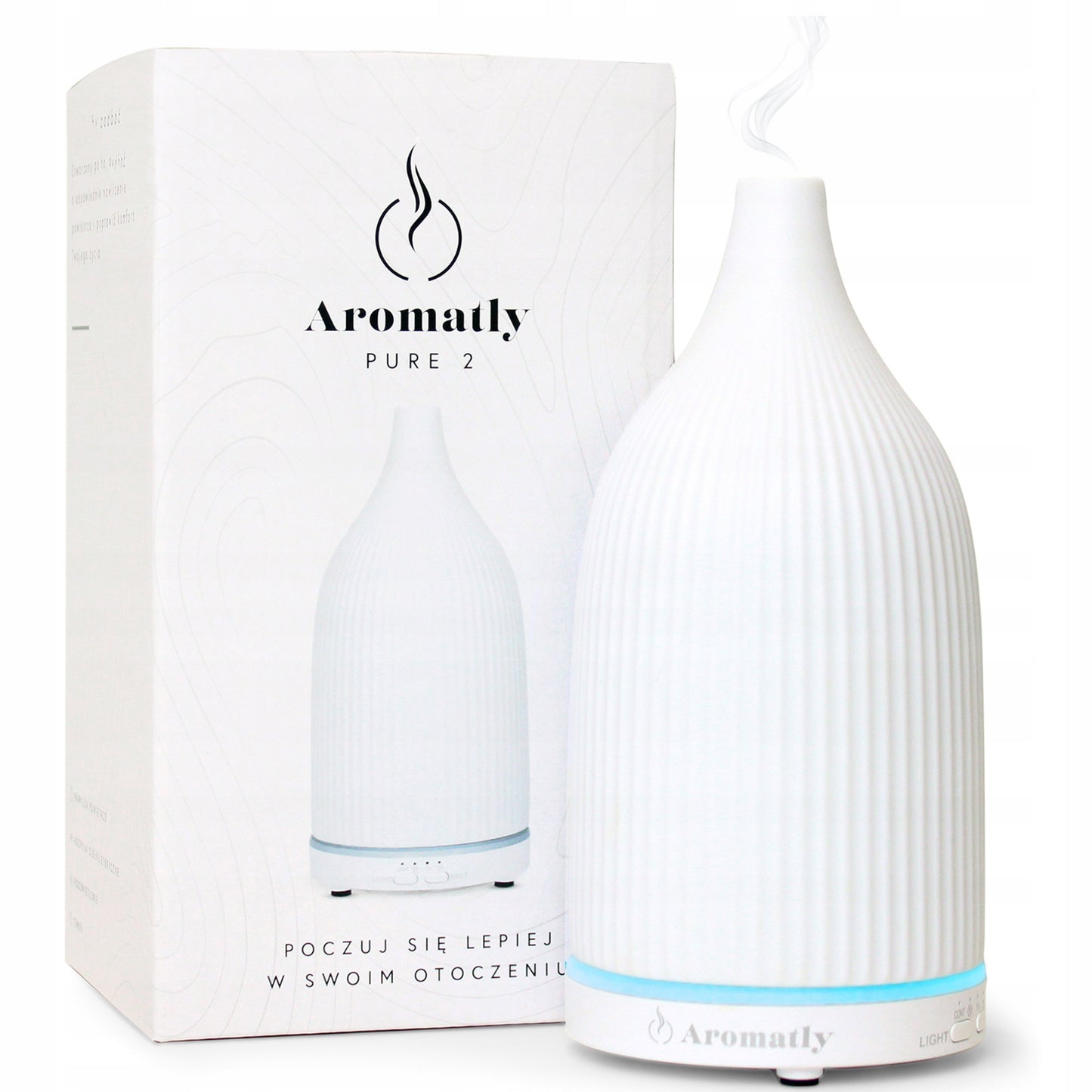 Aromatly Keraminis Kvapų Difuzorius Aromaterapijai Naktinė Lemputė | DOVANA