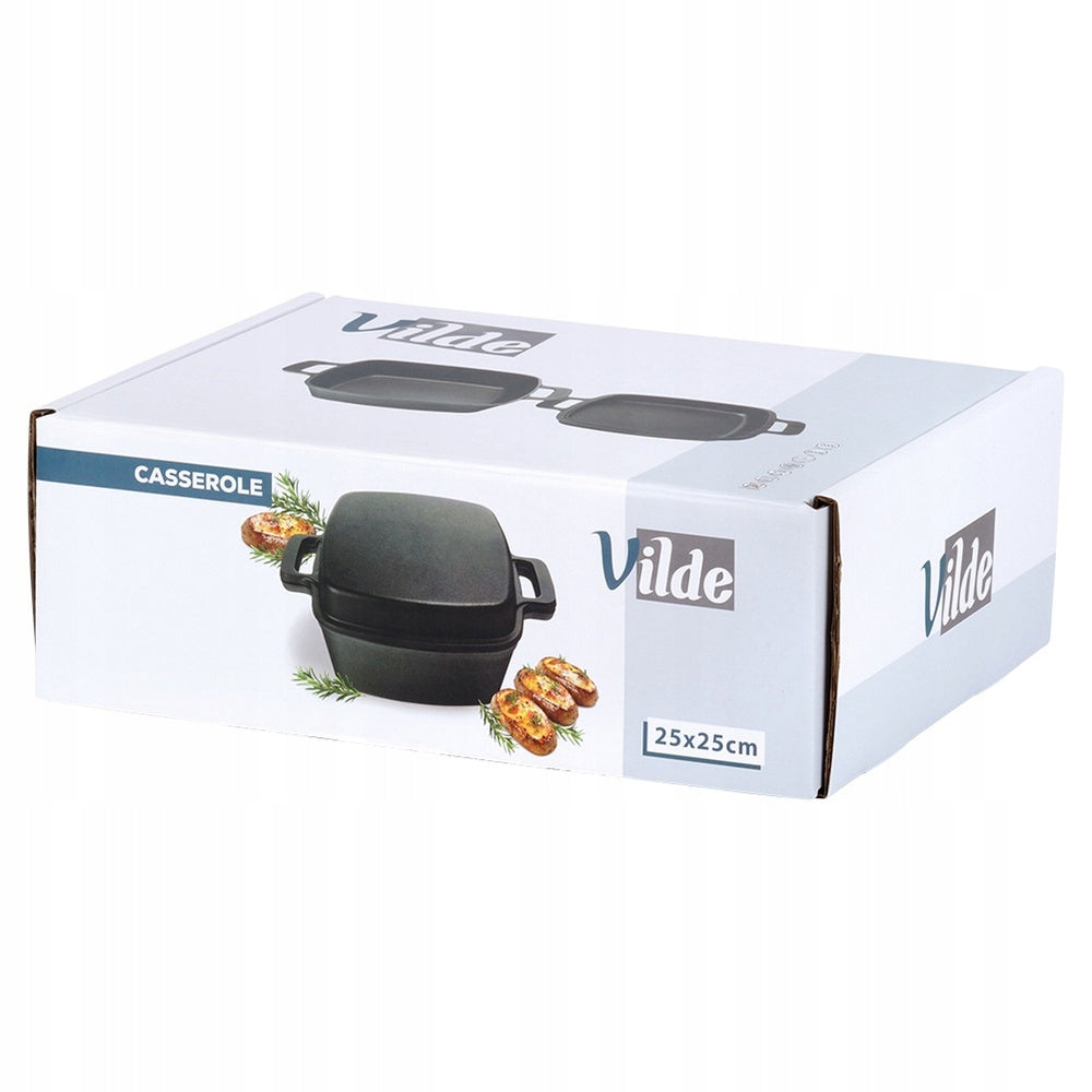 Ketaus troškintuvas/puodas 4,5L + keptuvė 2in1