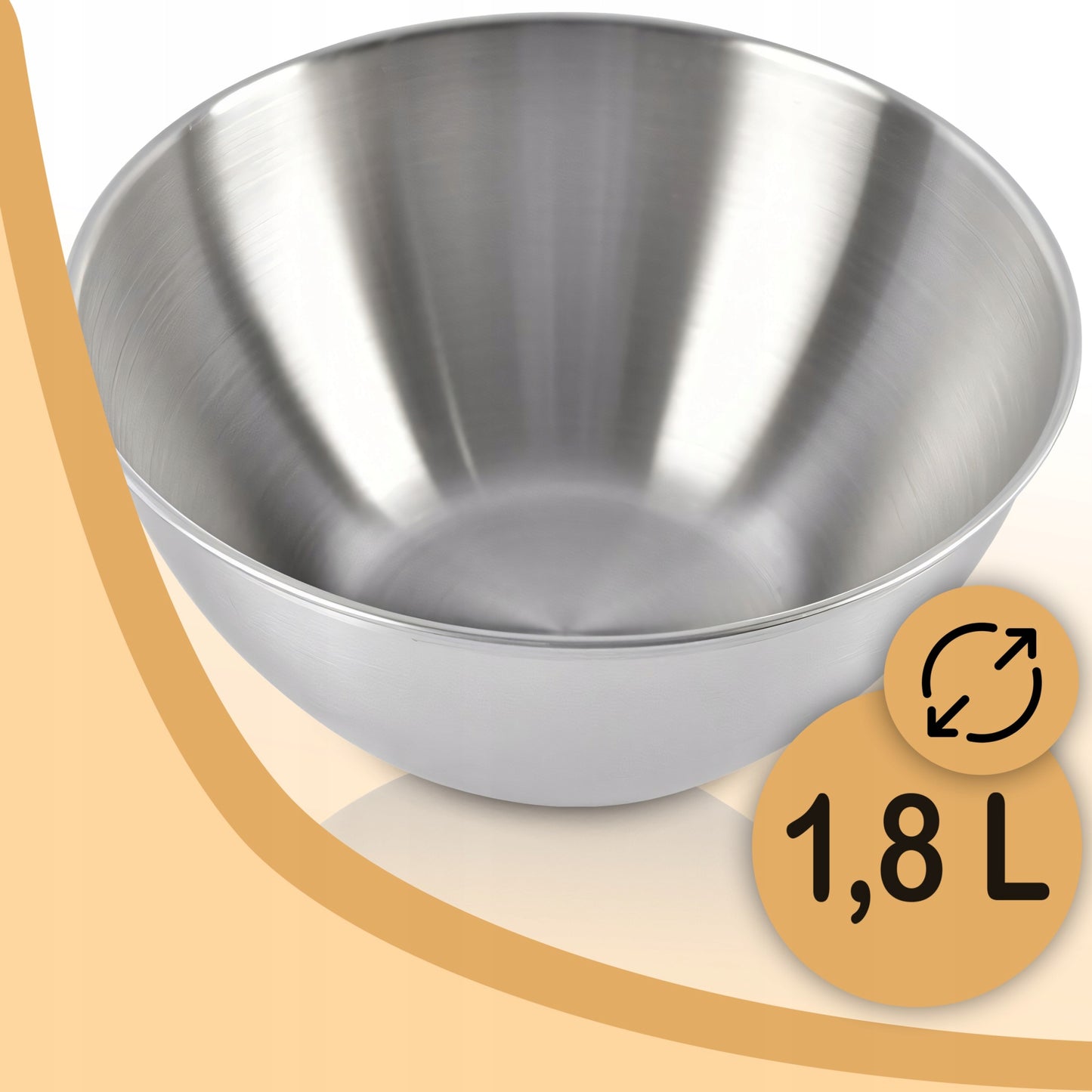 Tikslios elektroninės virtuvinės svarstyklės su dubeniu, 1g-5kg, nerūdijančio plieno (INOX), laikmatis, termometras
