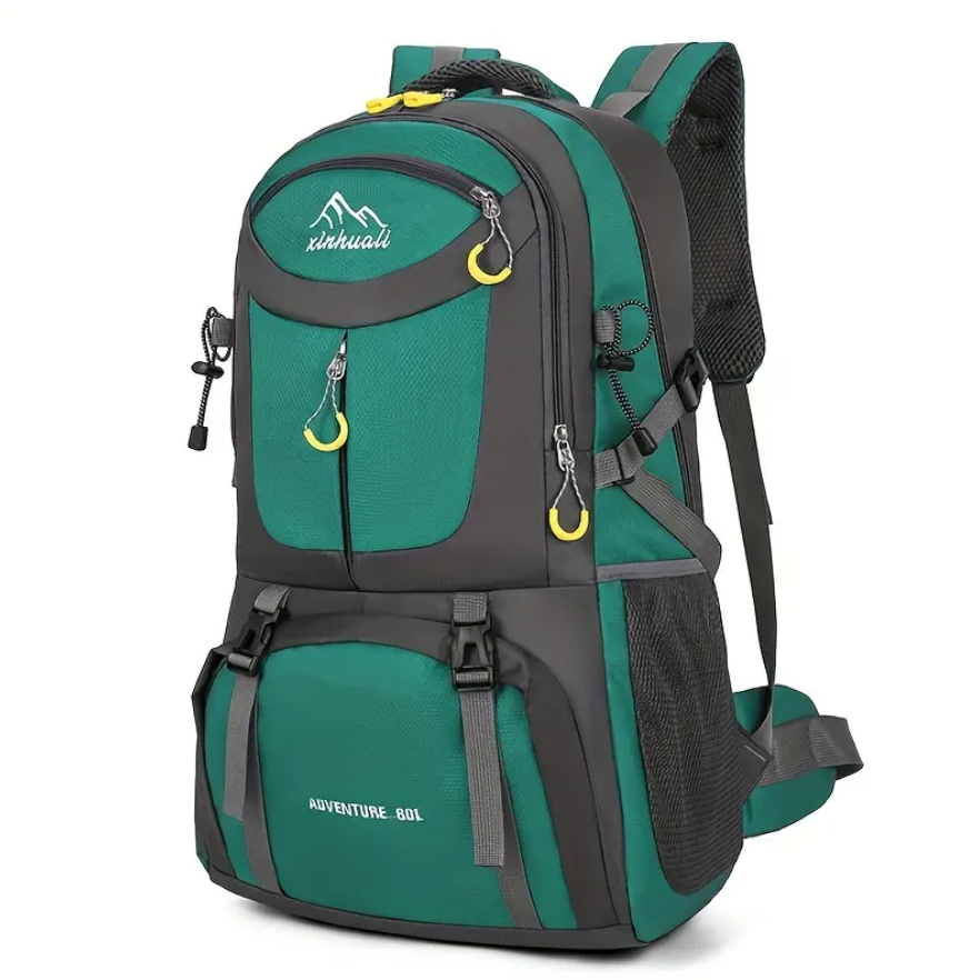 Didelės talpos kelioninė kuprinė, žygiams, alpinizmui, 60L