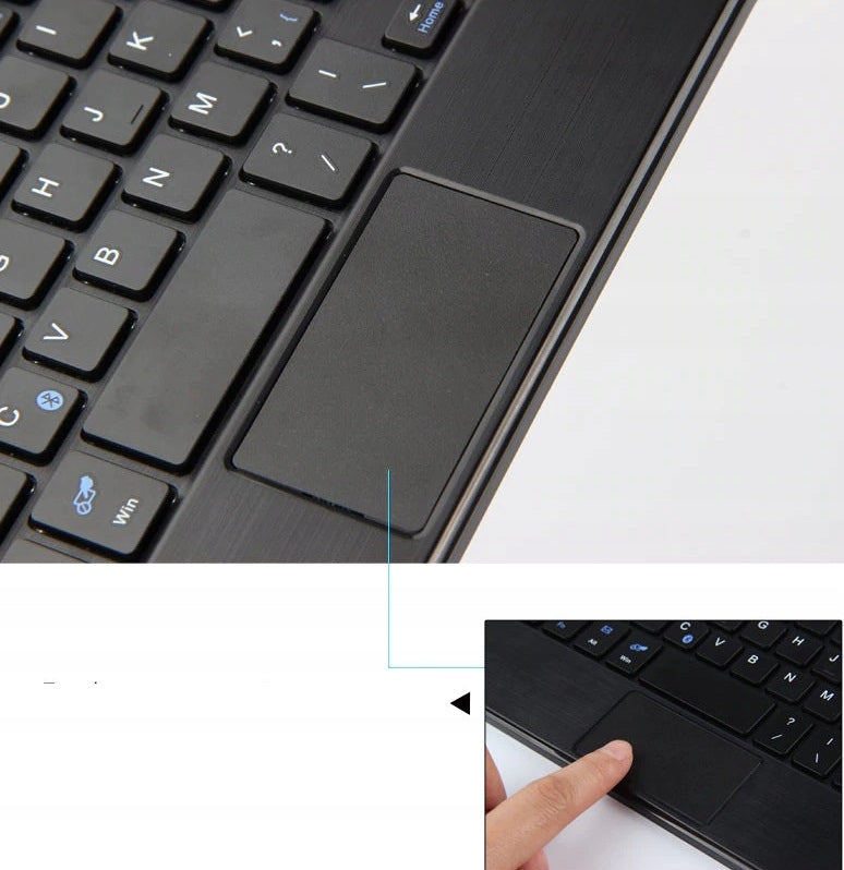 Dėklas su klaviatūra ir lietiminiu skydeliu (touchpad) Apple iPad 10.9 10-os kartos / iPad 11 A16 11-os kartos 2025