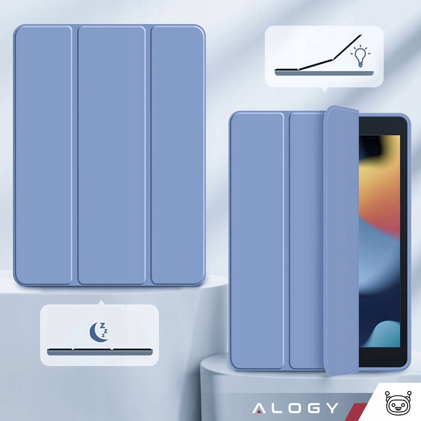 Dėklas "Smart Pencil" Apple iPad 10.2 9-os kartos 2021, dėklas planšetiniam kompiuteriui