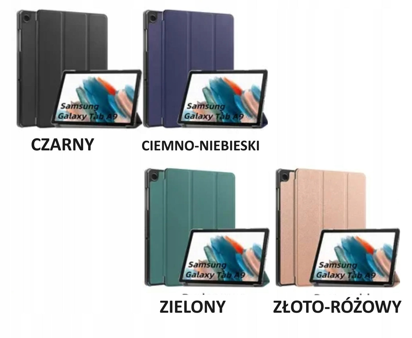 Dėklas + Grūdintas stiklas + Rašiklis skirtas SAMSUNG GALAXY TAB A9 8.7 2023 X110 / X115