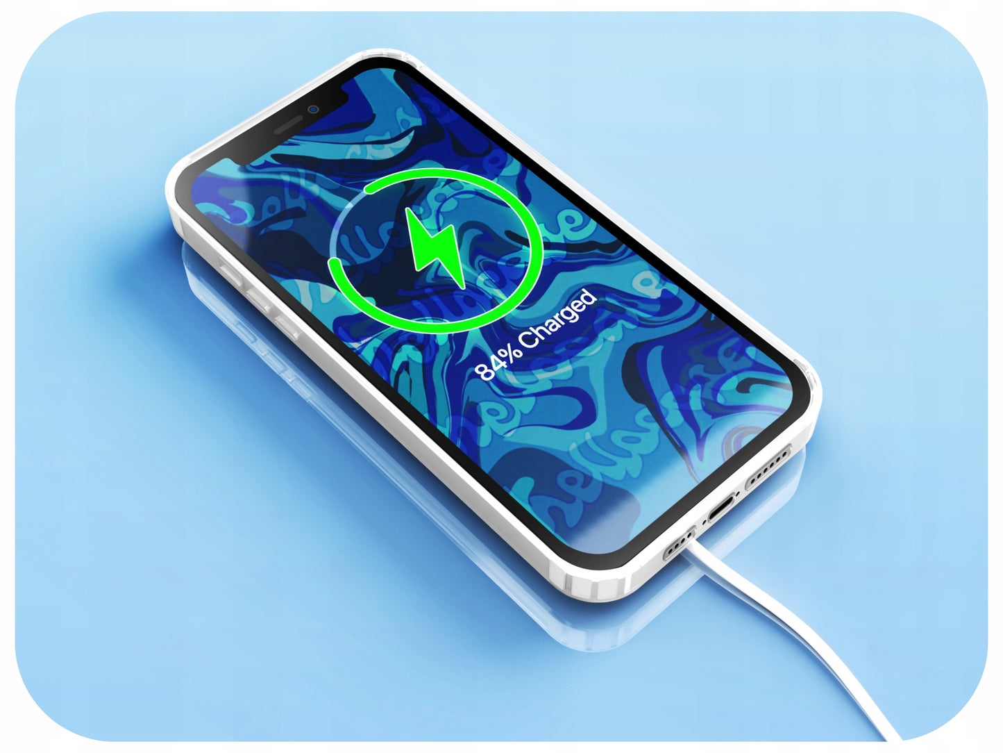 Magnetinis permatomas „Magsafe“ dėklas, skirtas iPhone 12 MINI, su 5D 9H stiklu