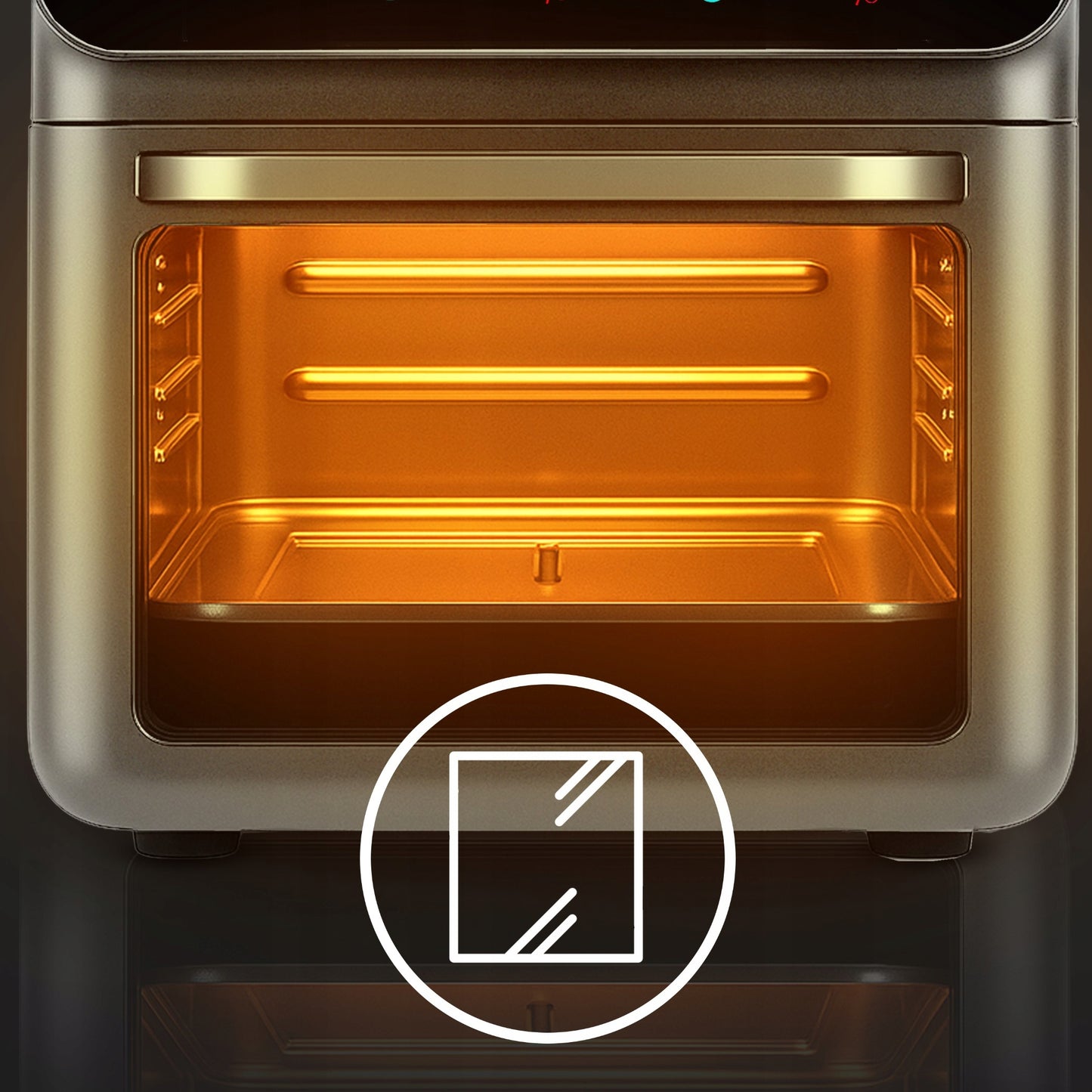 FRYTKOWNICA BEZTŁUSZCZOWA AIR FRYER 12 L KARŠTO ORO GRUZINTUVĖ 1350 W 10 REŽIMŲ AIRFRYER