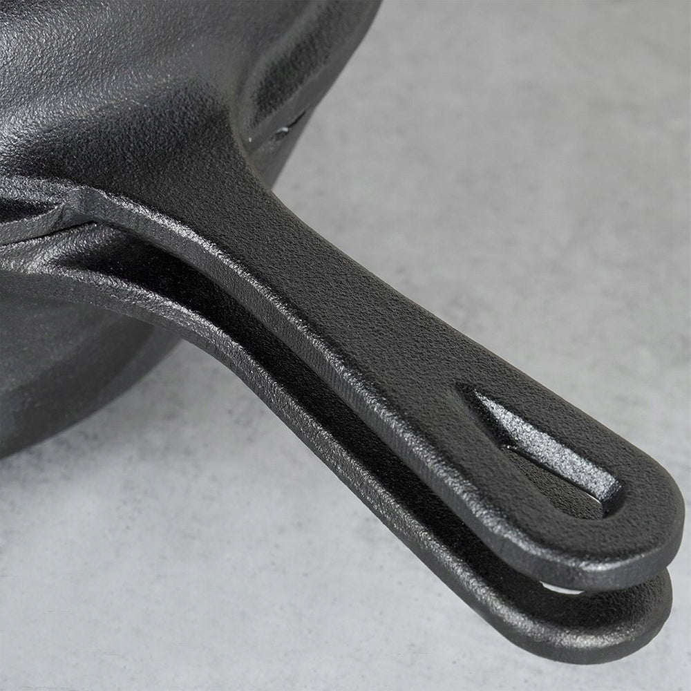 Ketaus puodas, troškintuvas, keptuvė 2in1 kepimui, skrudinimui, troškinimui