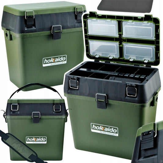 HOKKAIDO ŽVEJO DĖŽĖ 3IN1 SĖDIMOJI VIETA TABURETĖ SU SKYRELIAIS IR DĖŽUTĖMIS