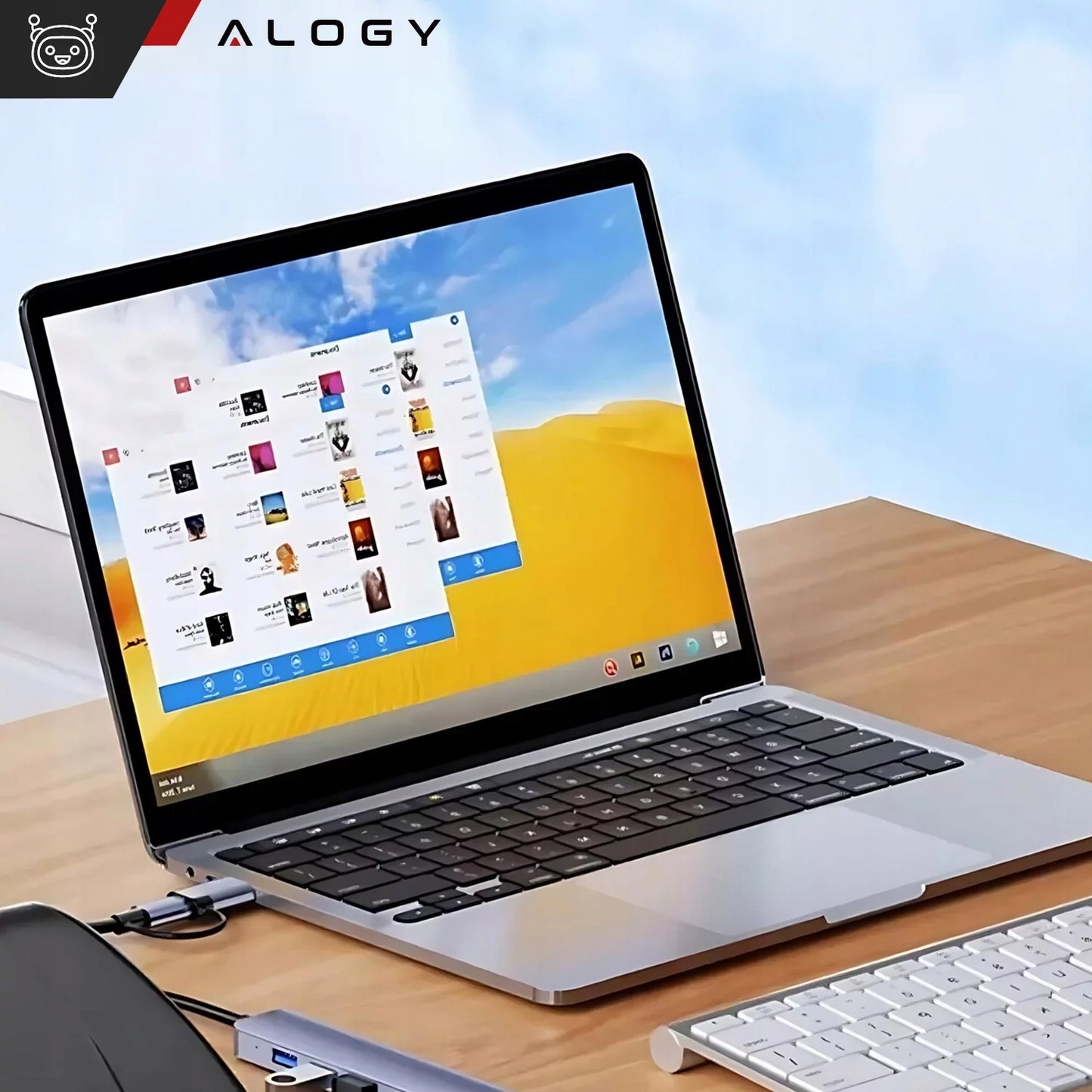 USB centras/šakotuvas USB-A 3.0 - USB-C TYPE-C kompiuteriui