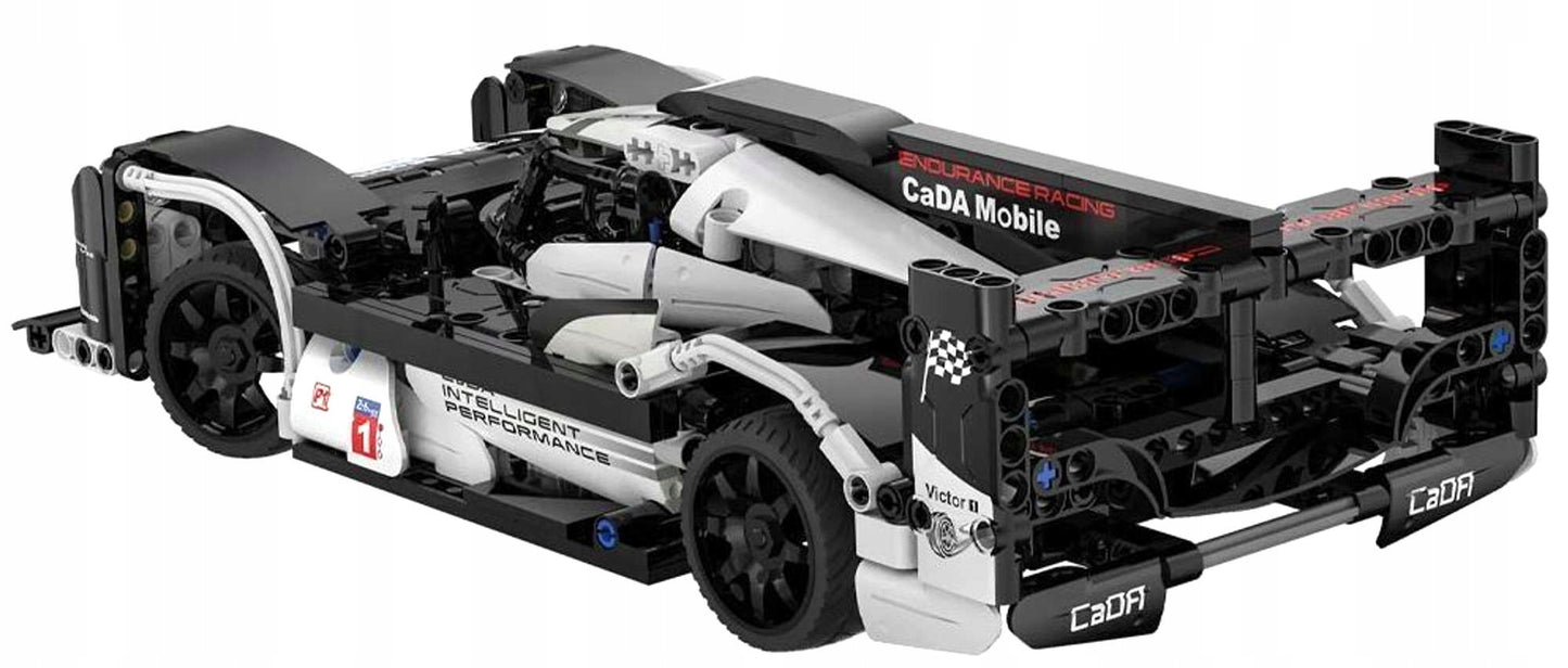 Statybinės kaladėlės CADA Didelis Sportinis Automobilis GT LE MANS RC, 427 Detalės + LED