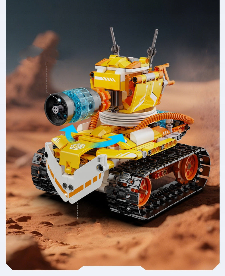 Statybiniai blokeliai CADA CODE ROBOT MODEL W.BOT RC Nuotoliniu būdu valdomas DUAL MODE 455 elementai