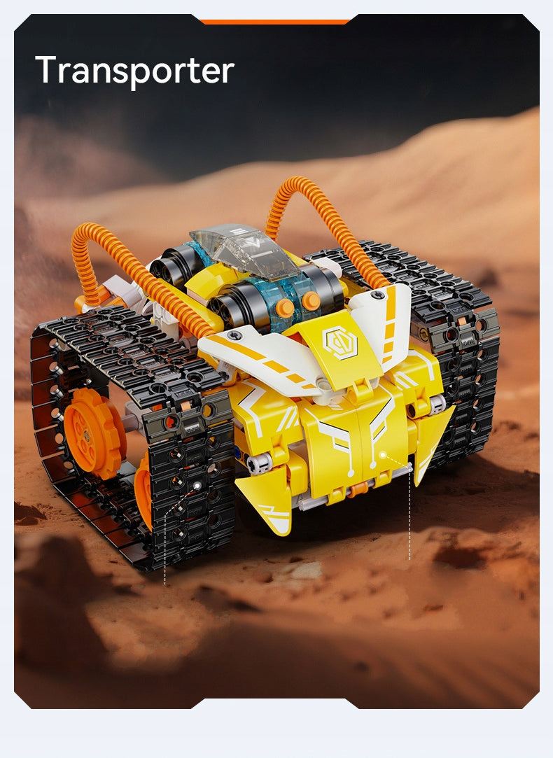 Statybiniai blokeliai CADA CODE ROBOT MODEL W.BOT RC Nuotoliniu būdu valdomas DUAL MODE 455 elementai