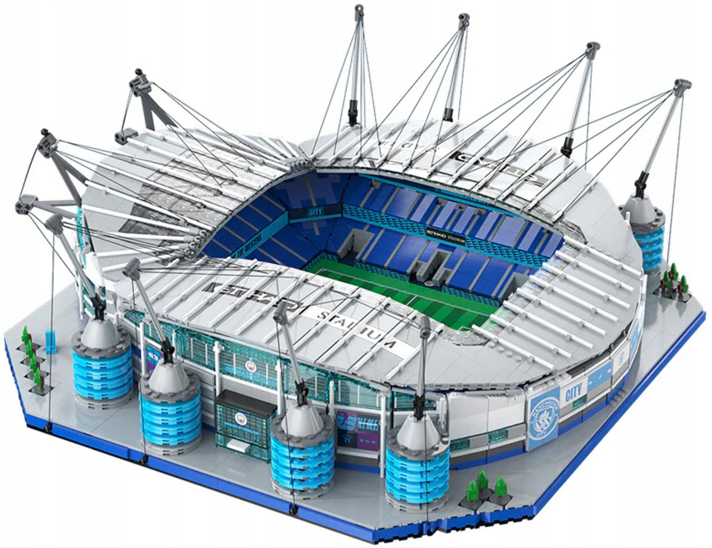 Konstruktorius CADA ETIHAD STADIUM MANCHESTER CITY 4473 EL. C66022W DIDELIS + LED