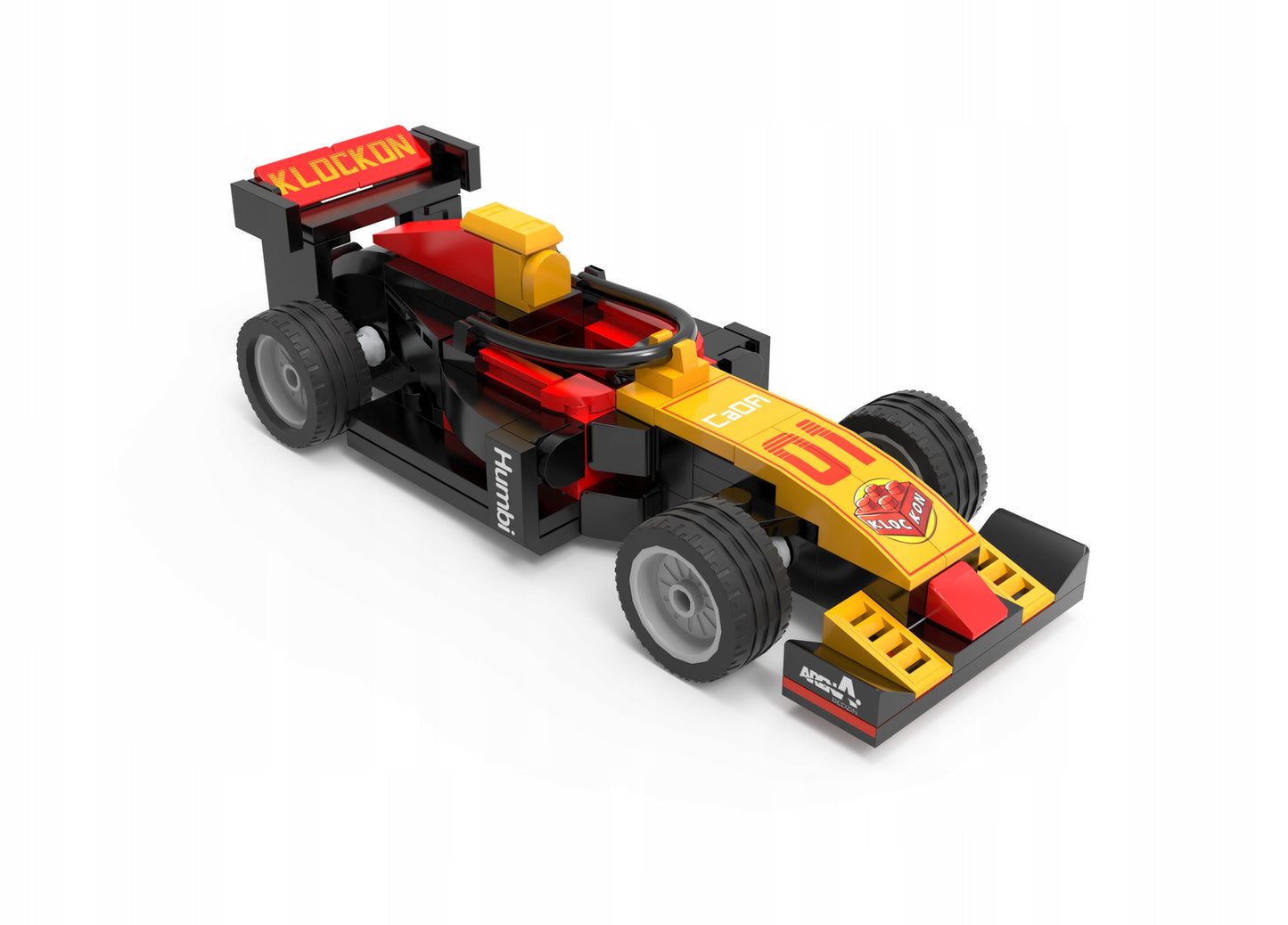 Statybiniai blokeliai CADA FORMULA KLOCKON 123 elementai. Specialioji versija