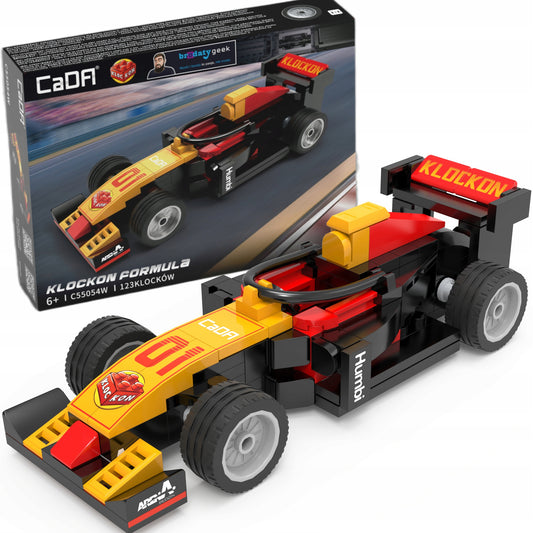 Statybiniai blokeliai CADA FORMULA KLOCKON 123 elementai. Specialioji versija
