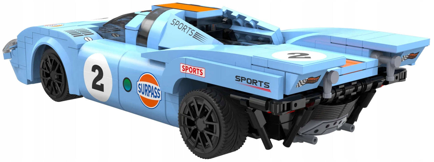 Konstruktorius CADA RC sportinis automobilis AZURE STORM CHAMPIONS valdomas nuotoliniu būdu 266 el.