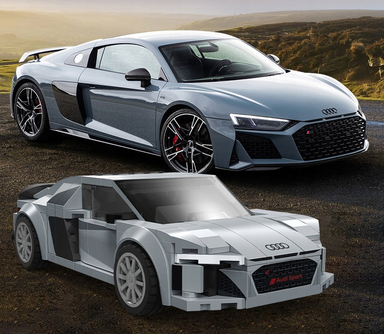 CaDA konstruktorius AUDI R8 COUPE 1:24 kolekcinis 199 det. automobilis