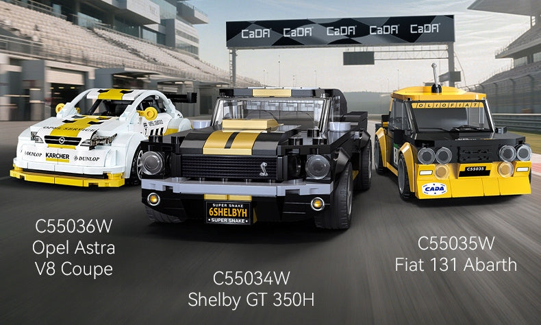 Konstrukciniai blokeliai CaDA rinkinys FORD MUSTANG SHELBY GT 350H MUSCLE CAR 285 detalės 1:24