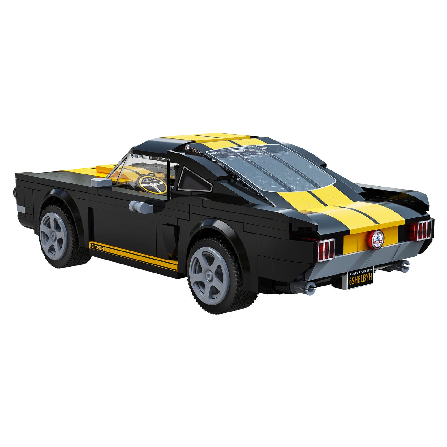 Statybiniai blokeliai CADA rinkinys FORD MUSTANG SHELBY GT 350H nuotoliniu būdu valdomas, 291 elementas