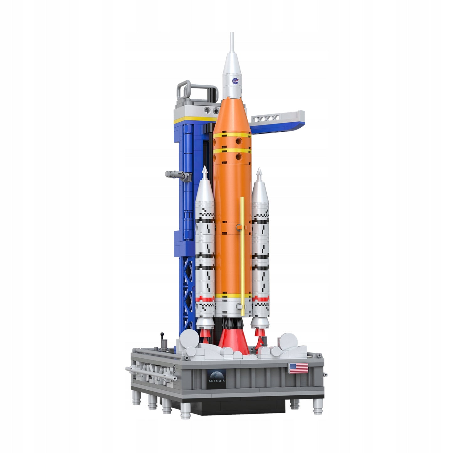 Statybinės kaladėlės CaDA NASA kosminė raketa Artemis SLS programa, 659 elementai