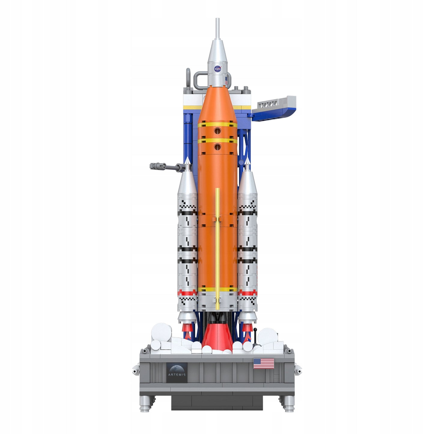 Statybinės kaladėlės CaDA NASA kosminė raketa Artemis SLS programa, 659 elementai