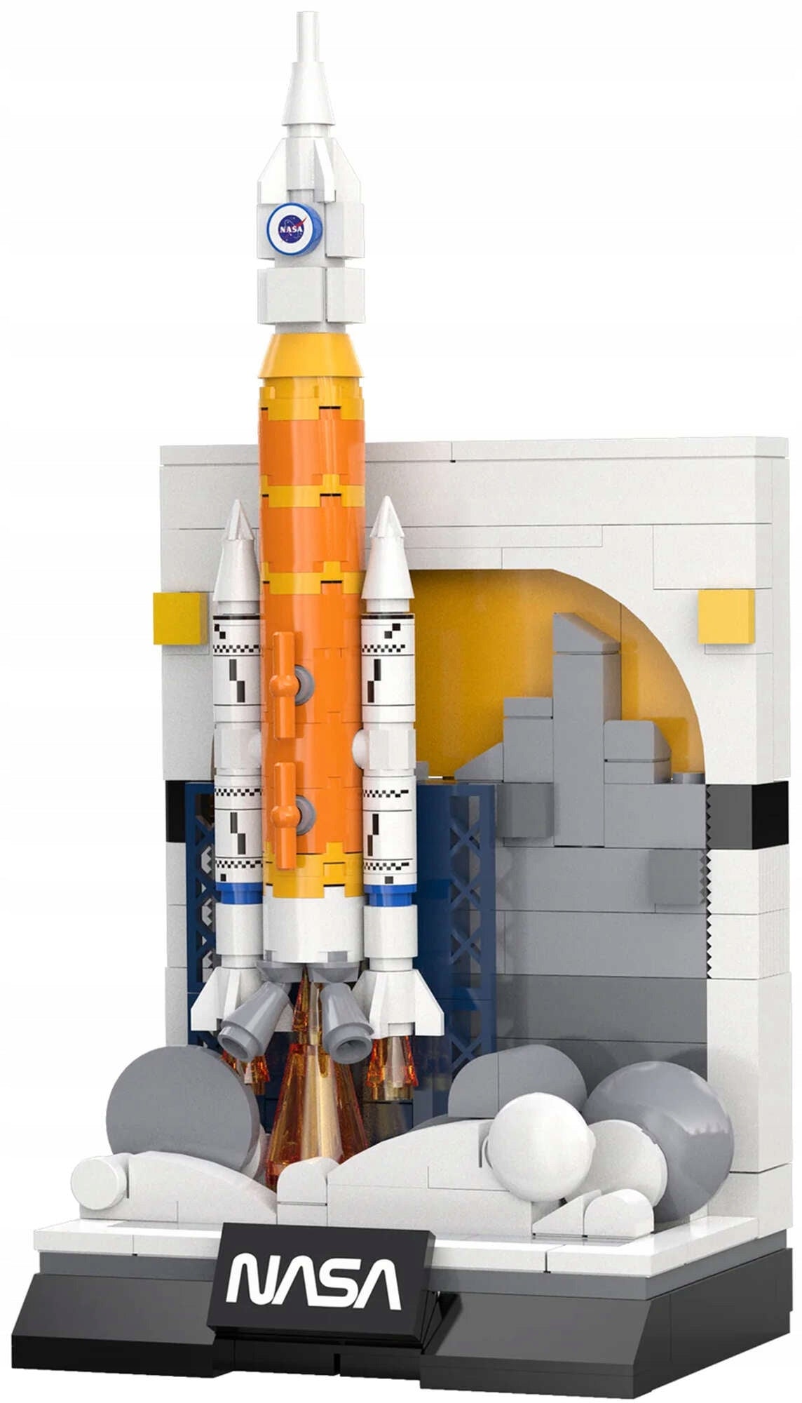 Konstrukciniai blokeliai CaDA NASA Parodai Kosminė Raketa SLS Artemis 197 detalės
