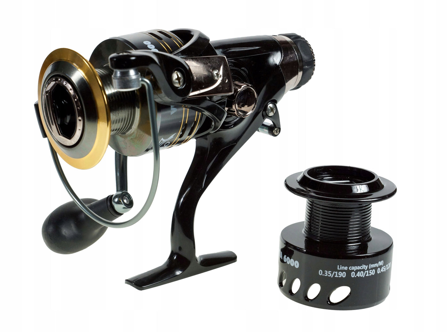 Ritė Hokkaido Vendetta 6000 WBL 9+1 su titano rankenėle ir laisvos eigos mechanizmu