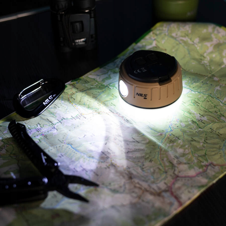 NILS CAMP Hiker 2-Žmonių Palapinė ir Kempingo Lempa