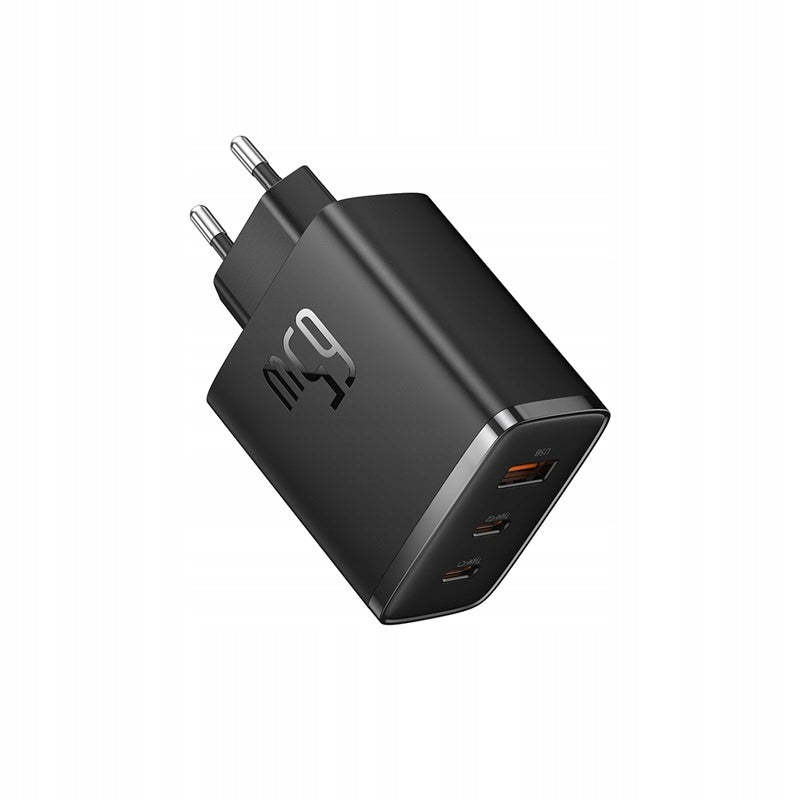 Įkroviklis BASEUS GaN 65W Greitas įkrovimas 2x USB-C USB PD3.0 QC3.0 AFC SCP