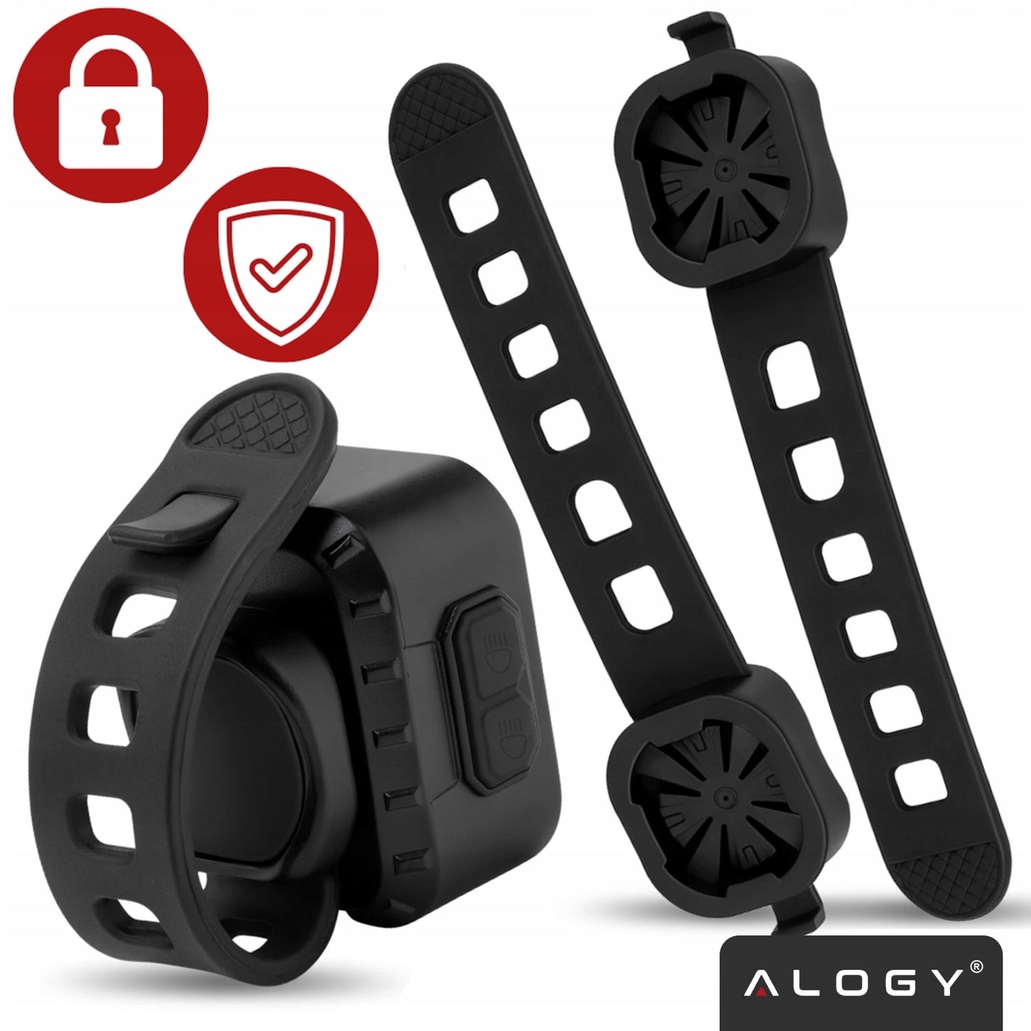 Dviračio žibintas 500 lm 200 lm rinkinys 20 LED priekis galas dviračiui USB C IP65