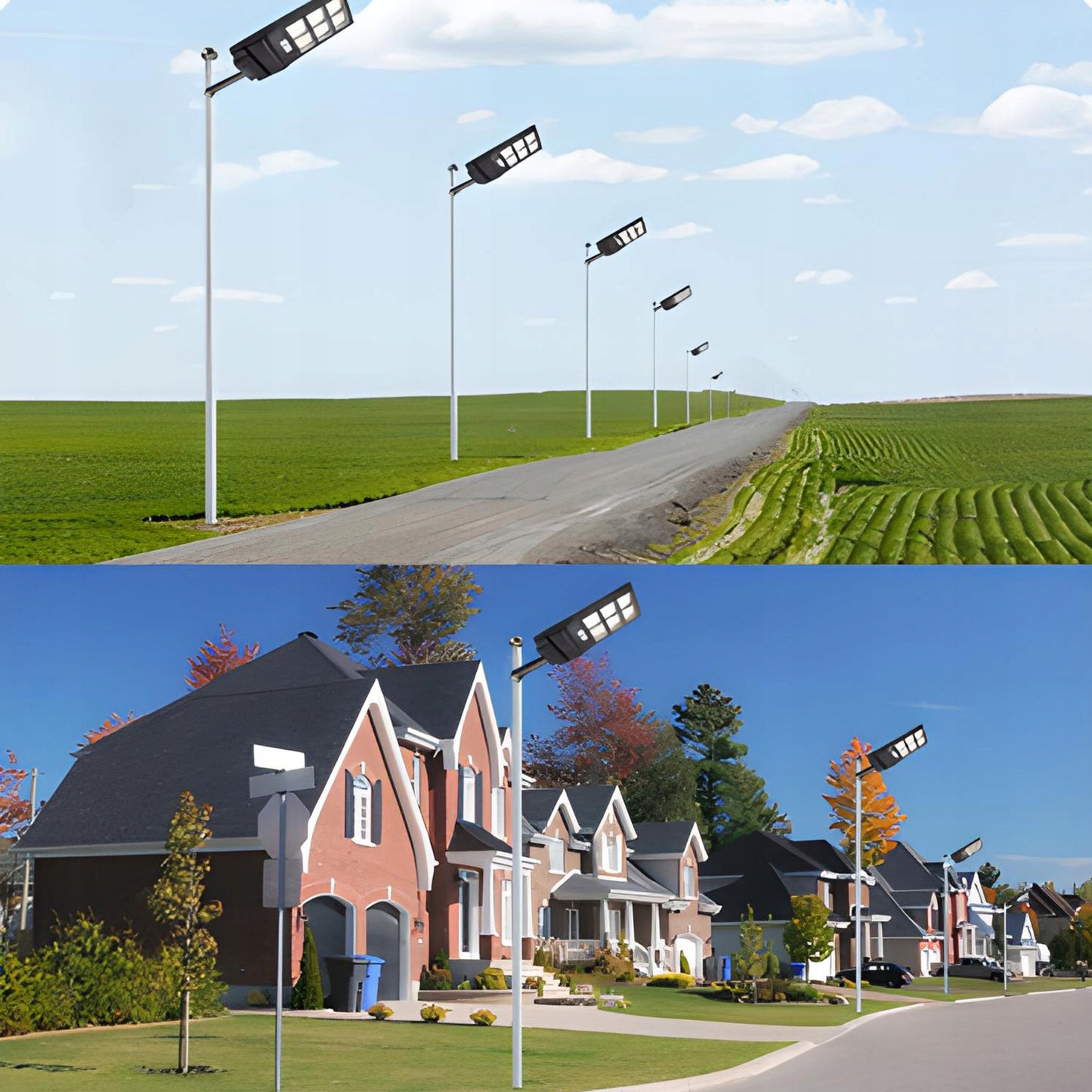 240W Gatvės LED šviestuvas, saulės energija maitinamas, su judesio ir sutemų jutikliais + XL nuotolinio valdymo pultas