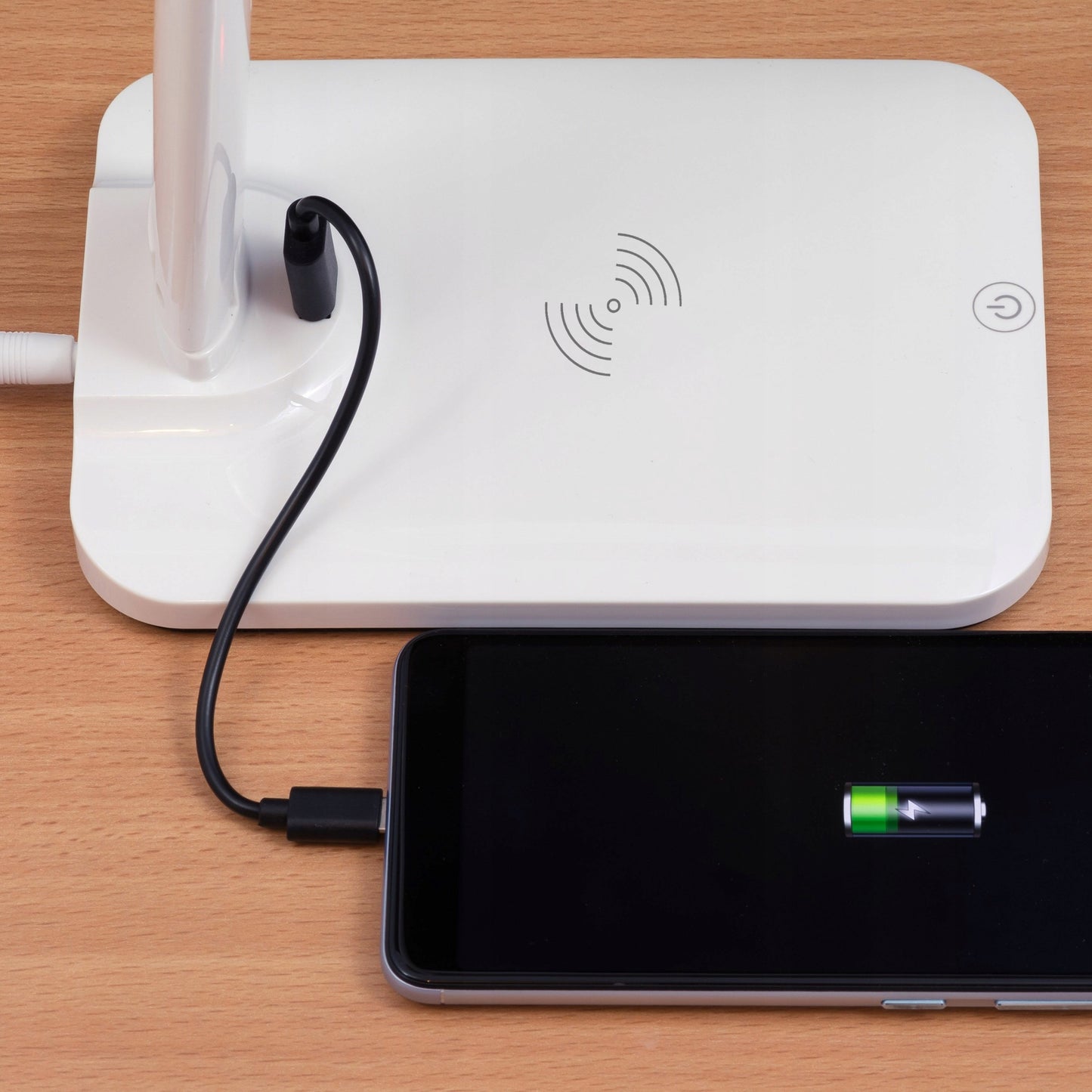 LED BRAIŽYBOS STALINĖ lempa, mokyklinė, naktinė ant rašomojo stalo + INDUKCINIS KROVIKLIS