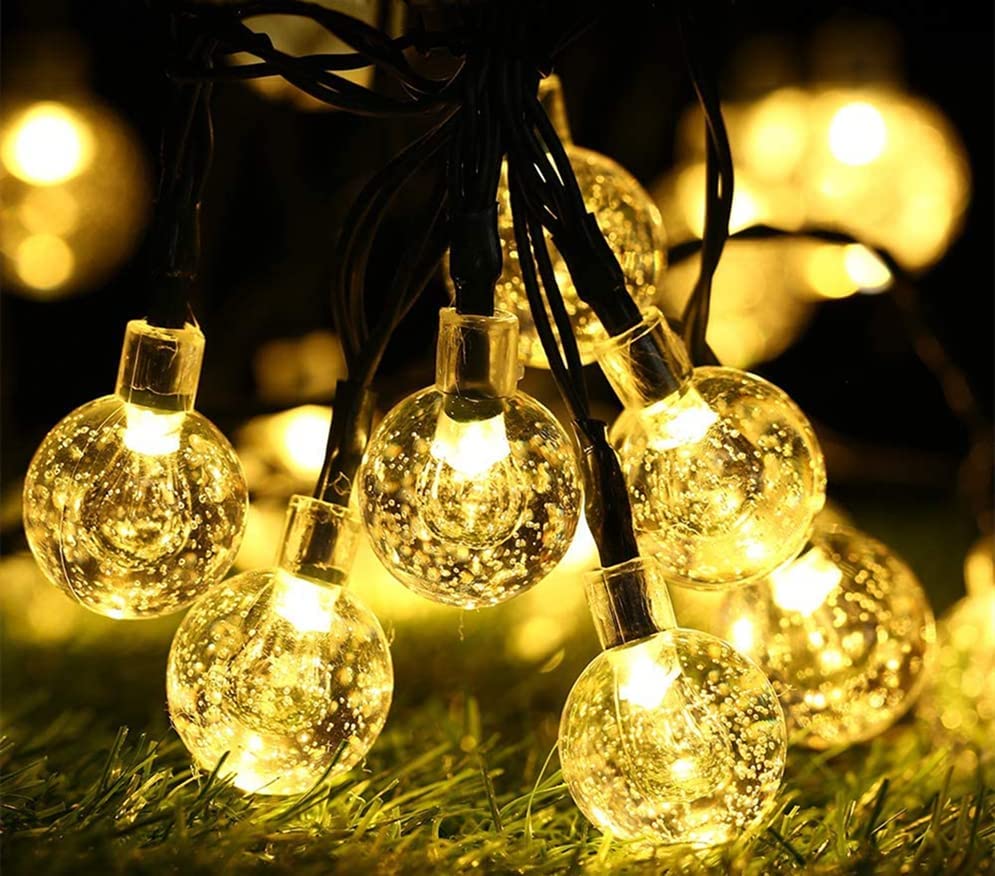 Lauko girlianda su saulės baterija 50 LED 5M