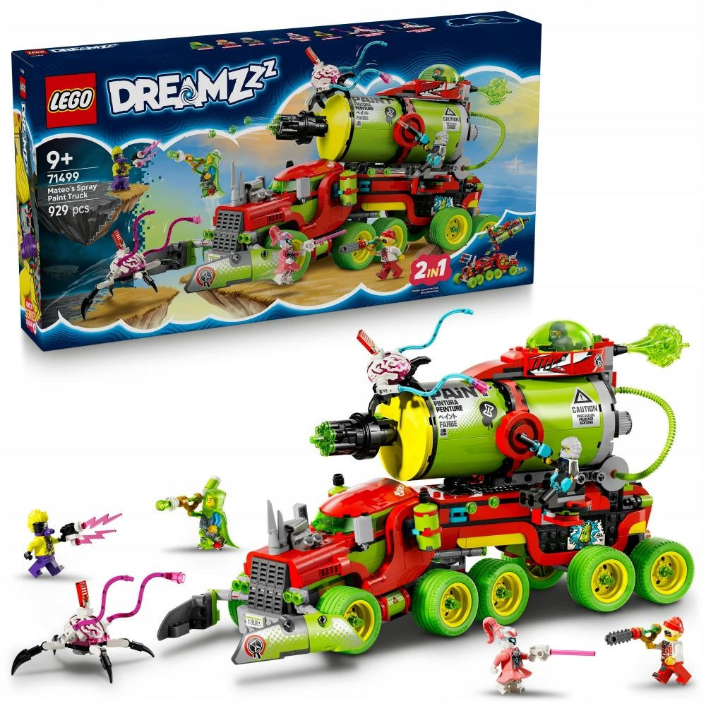 LEGO 71499 DREAMZzz Mateo purškiamasis sunkvežimis