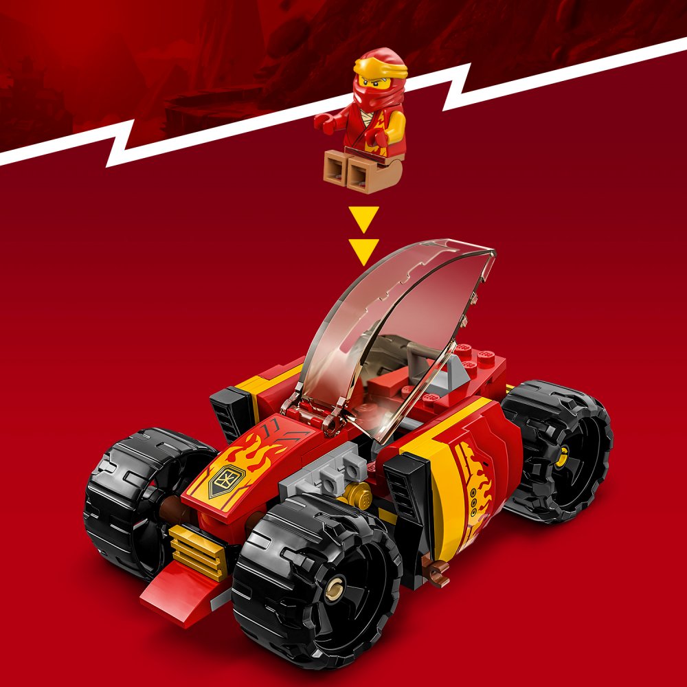 LEGO 71780 NINJAGO Kajo ninja lenktyninis automobilis