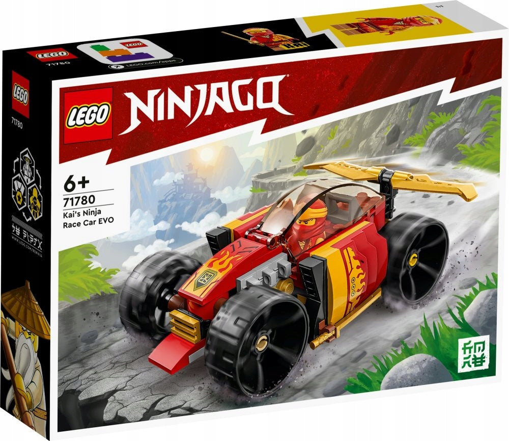 LEGO 71780 NINJAGO Kajo ninja lenktyninis automobilis