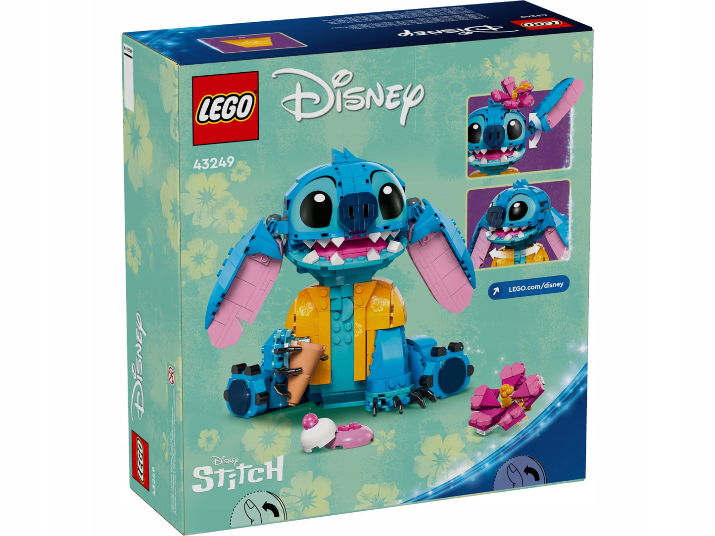 LEGO Disney 43249 Stitch judanti kolekcinė figūrėlė iš kaladėlių, ateivis