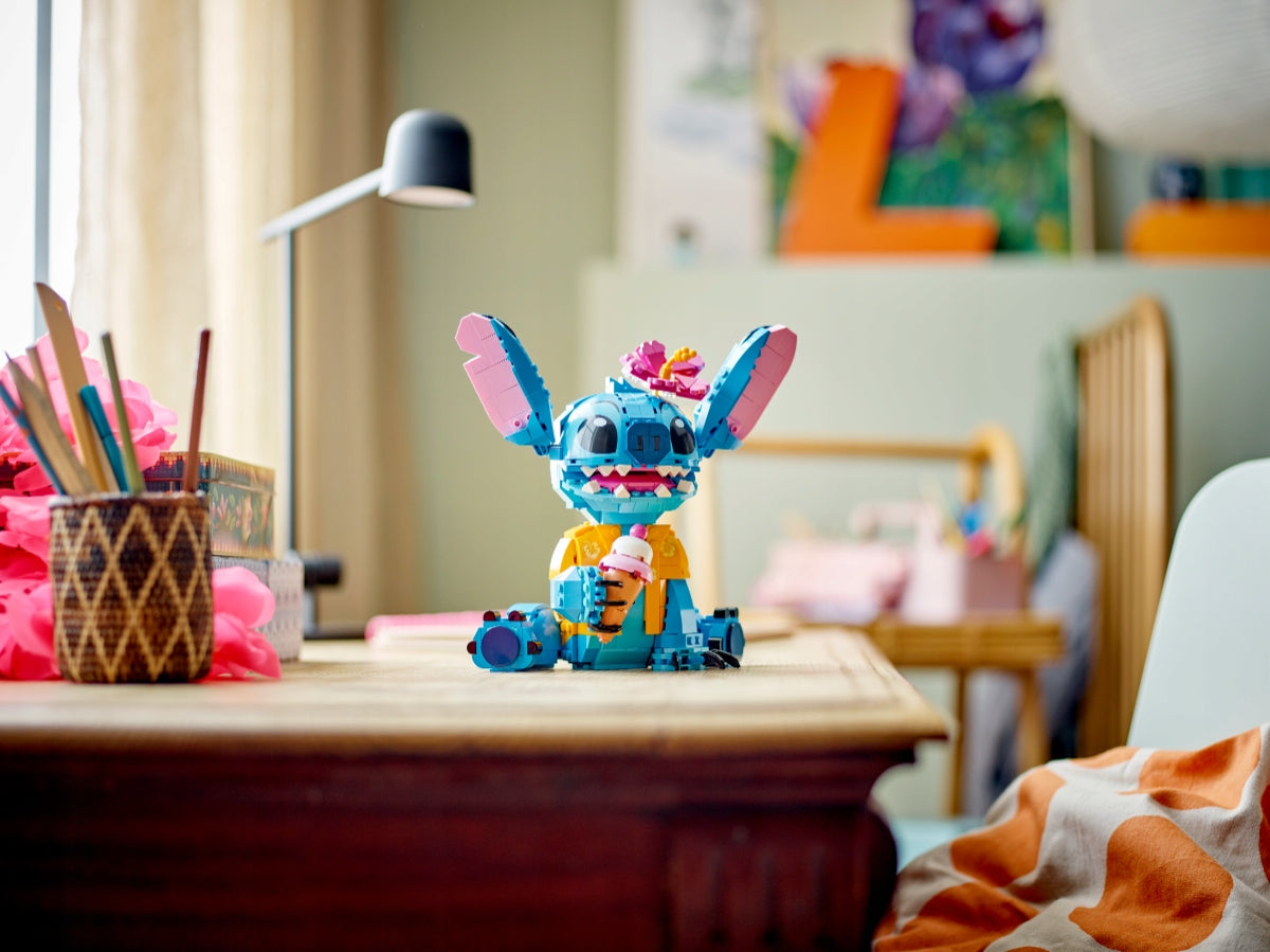 LEGO Disney 43249 Stitch judanti kolekcinė figūrėlė iš kaladėlių, ateivis