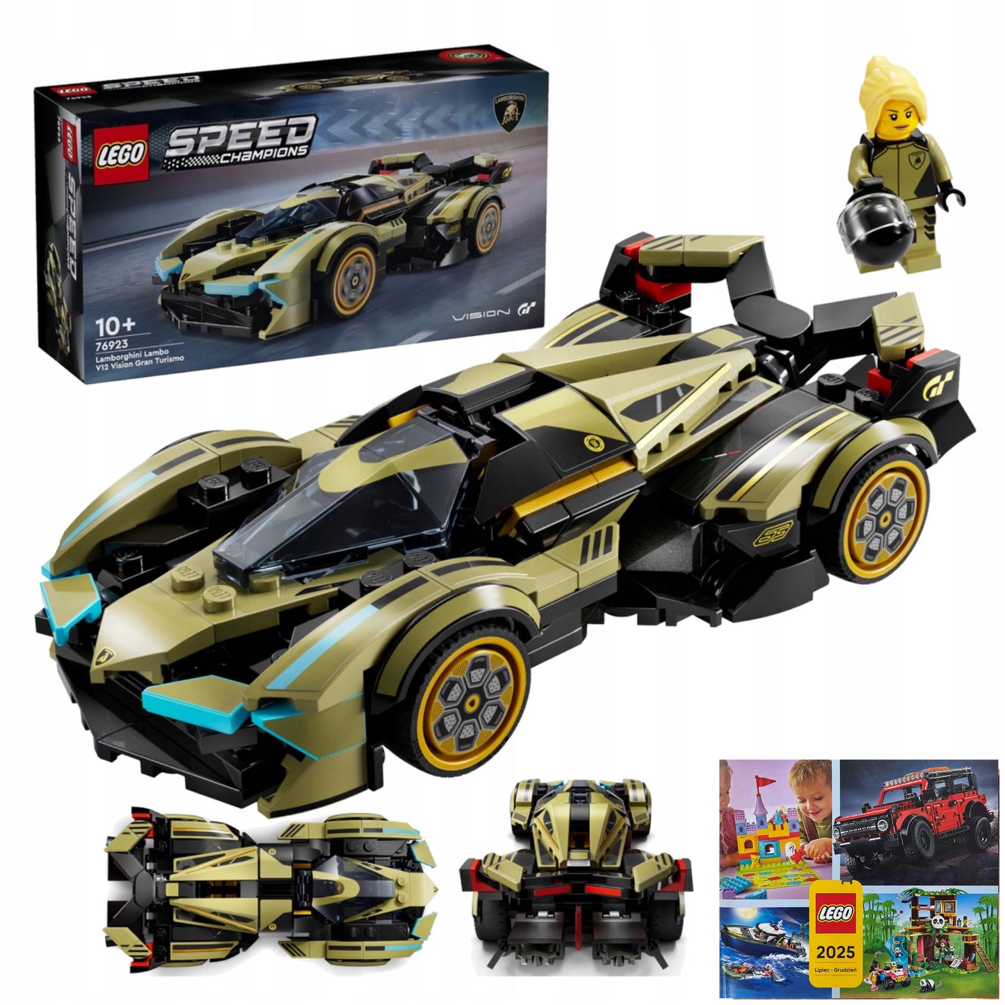LEGO Speed Champions 76923 Prabangus Lamborghini Lambo V12 Vision GT