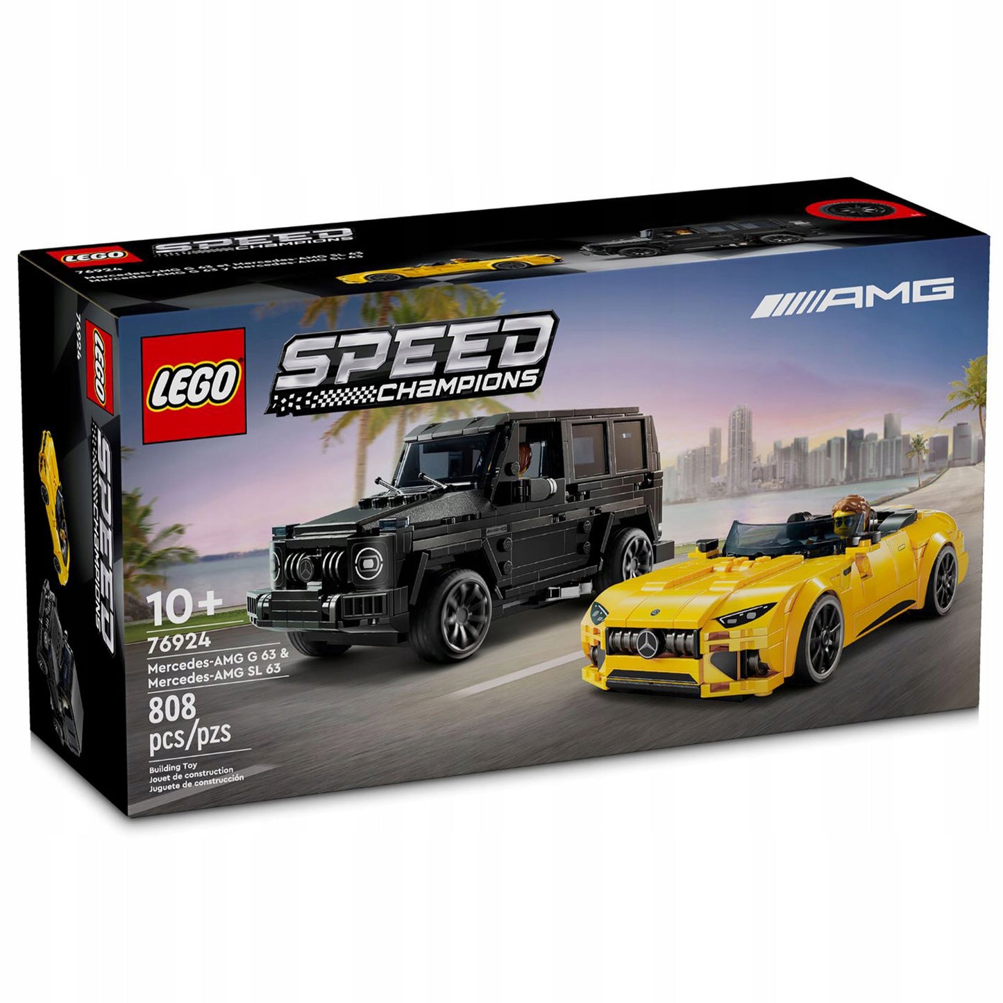 LEGO Speed Champions 76924 Mercedes-AMG G 63 ir Mercedes-AMG SL 63