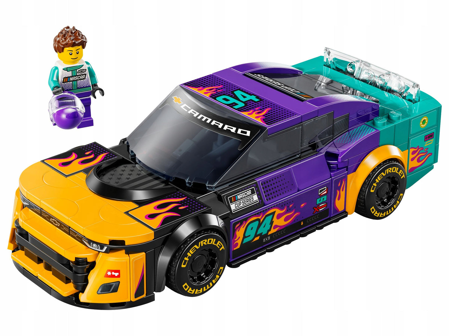 LEGO Speed Champions 76935 NASCAR Chevrolet Camaro ZL1 Lenktyninis automobilis